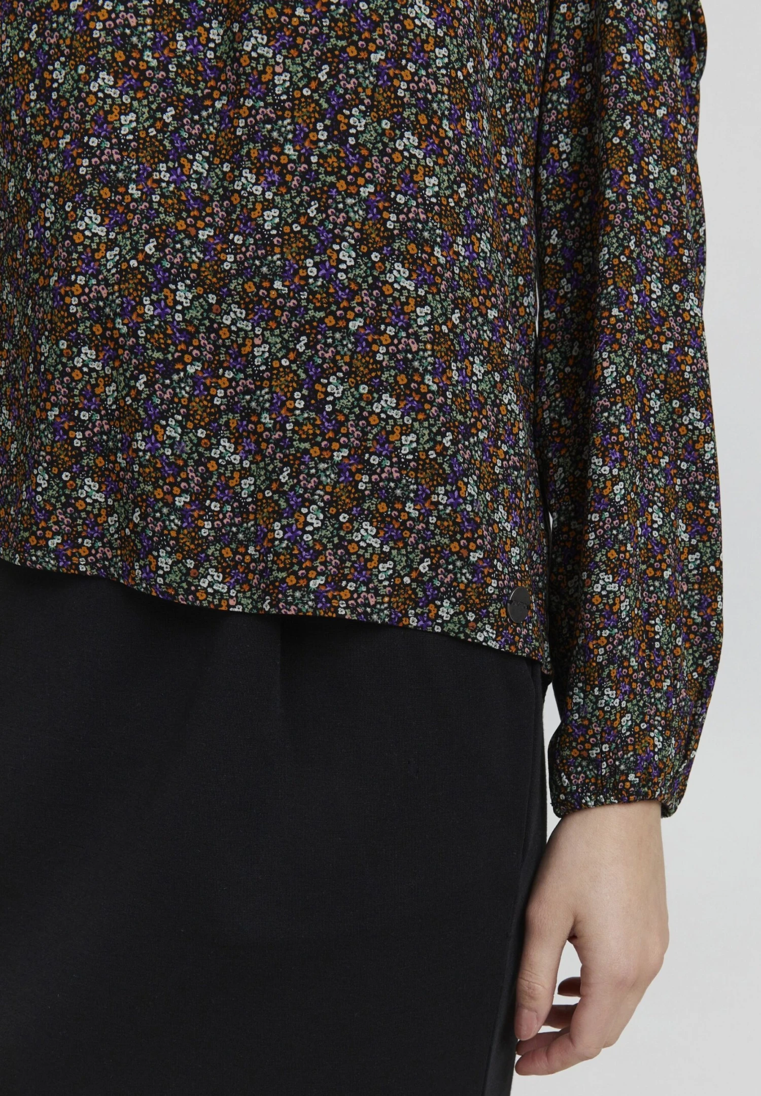 OXMO OXELVY - Blouse - Burnt Orange Mix 5 OXMO OXELVY - Blouse - Burnt Orange Mix - Image 5