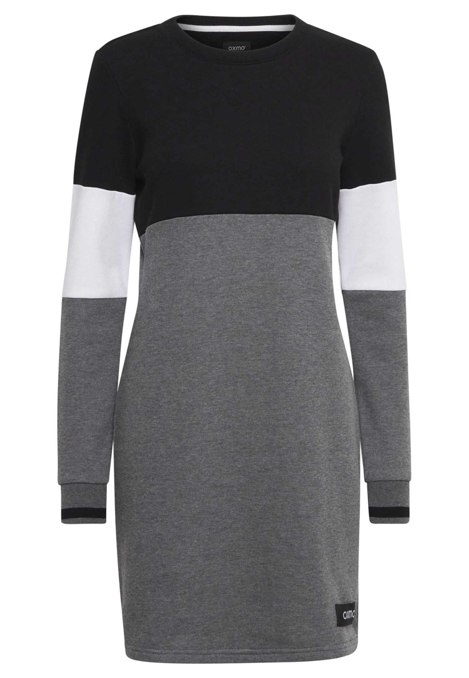 OXMO OXOMILA - Day Dress - Dark Grey Melange 11 OXMO OXOMILA - Day Dress - Dark Grey Melange - Image 11