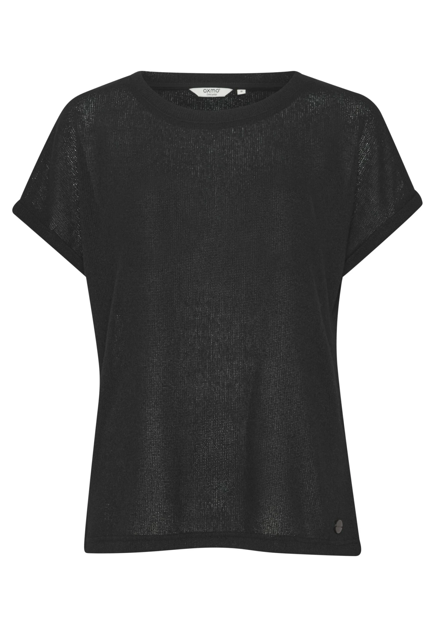 OXMO OXKatie - Basic T-shirt - Black 6 OXMO OXKatie - Basic T-shirt - Black - Image 6