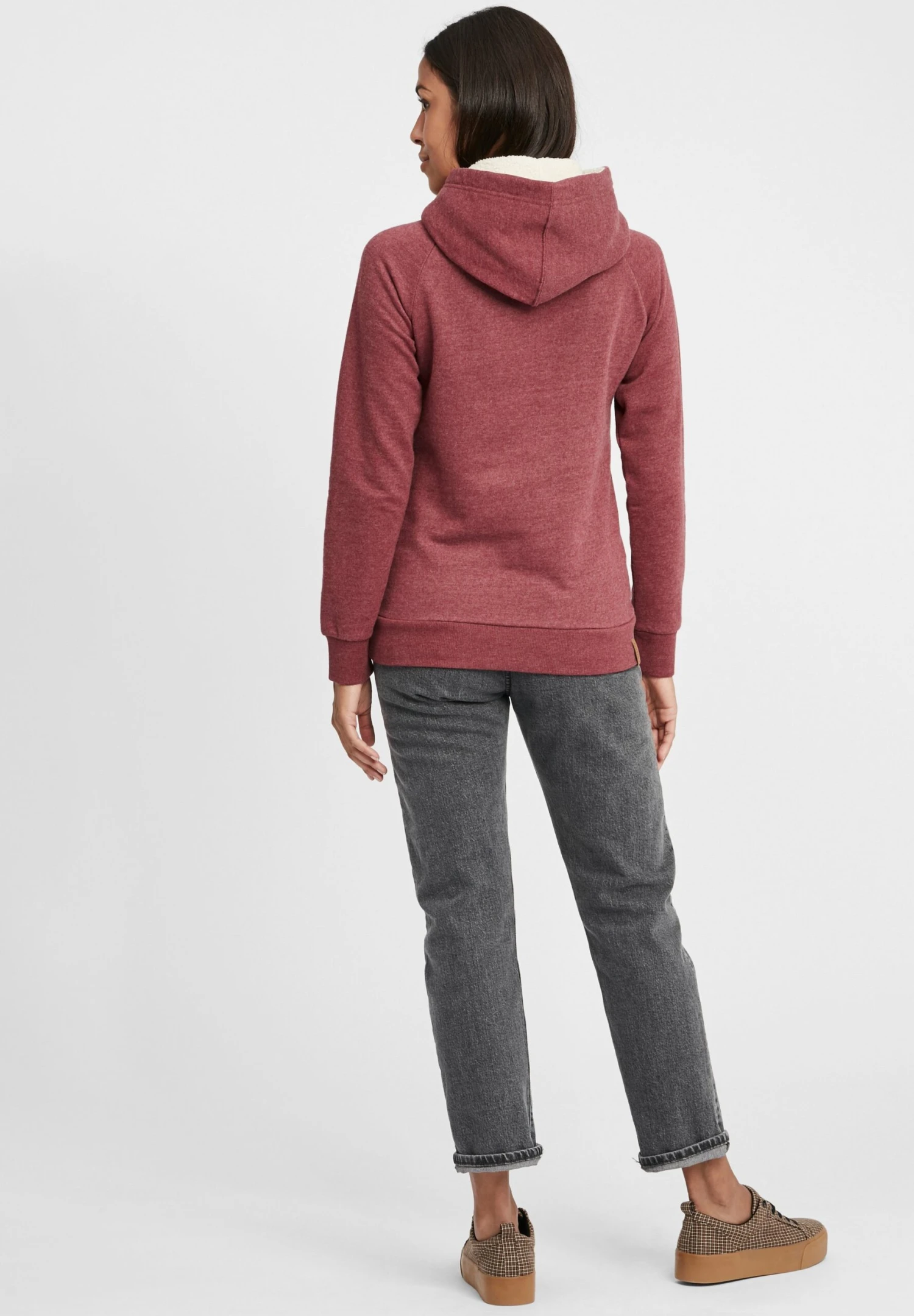 OXMO OXJulia - Hoodie - Zinfandel Teddy 3 OXMO OXJulia - Hoodie - Zinfandel Teddy - Image 3