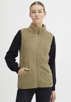 OXMO OXTHERI - Waistcoat - Sand