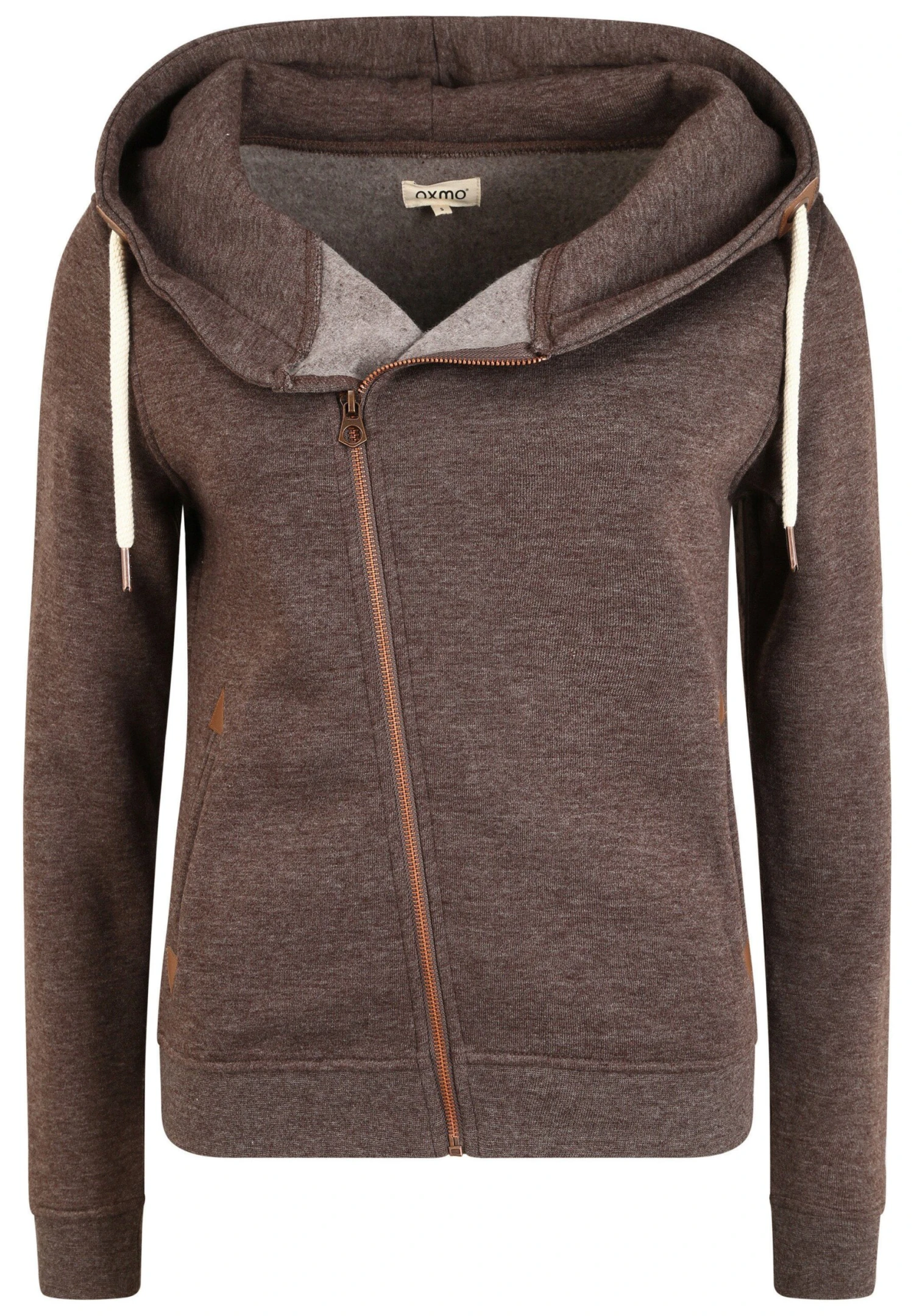 OXMO OXVicky - Zip-up Sweatshirt - Sand Melan 12 OXMO OXVicky - Zip-up Sweatshirt - Sand Melan - Image 12