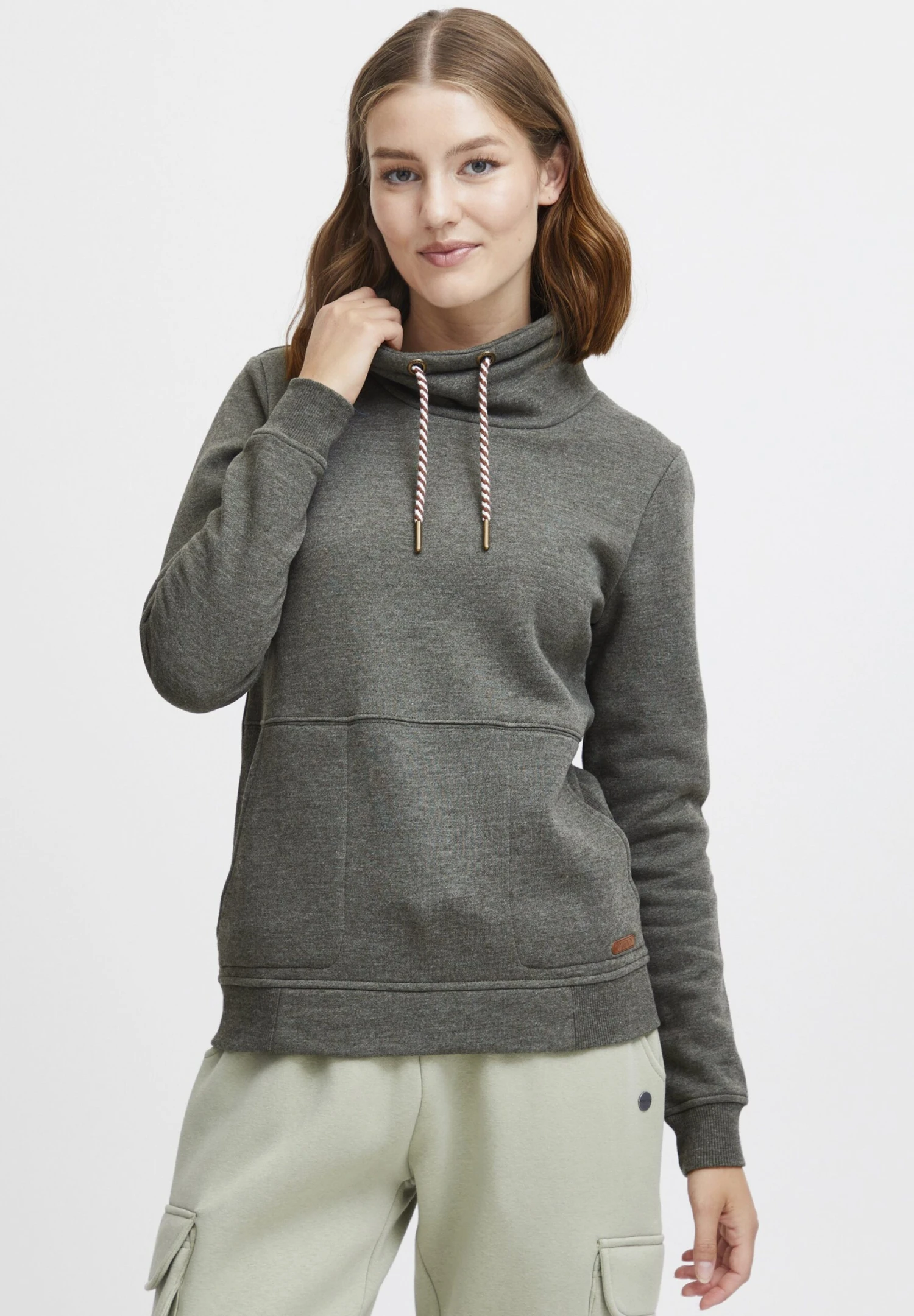 OXMO OXVimpa - Sweatshirt - Climbing Ivy Melange 1 OXMO OXVimpa - Sweatshirt - Climbing Ivy Melange