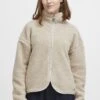 OXMO OXTonje - Fleece Jacket - Oyster