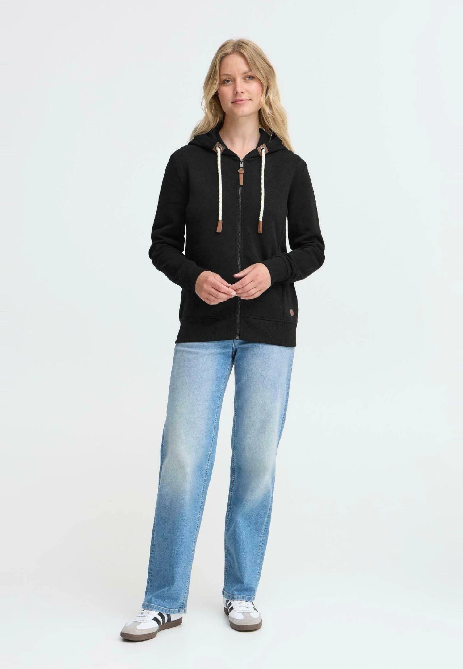 OXMO OXMILLE ZIPHOODIE - Zip-up Sweatshirt - Black 2 OXMO OXMILLE ZIPHOODIE - Zip-up Sweatshirt - Black - Image 2