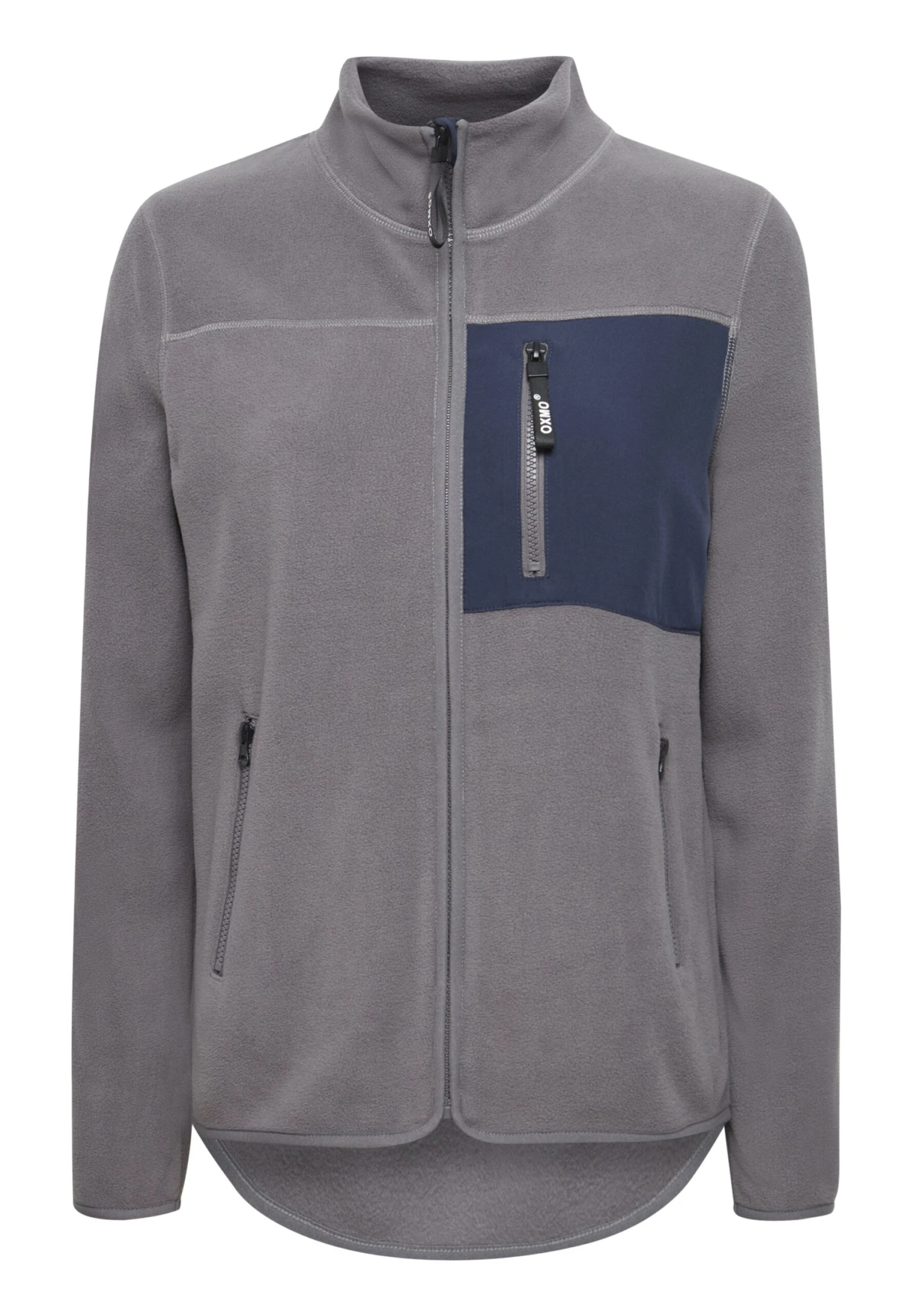 OXMO OXNYMFE - Fleece Jacket - Pewter 6 OXMO OXNYMFE - Fleece Jacket - Pewter - Image 6