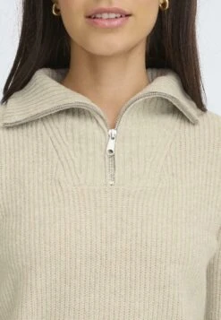 OXMO BMMOLARA HALFZIP - Jumper - Oatmeal Melange 8 OXMO BMMOLARA HALFZIP - Jumper - Oatmeal Melange -OXMO Store 7f6d0133496a48bd88739e17931a65a4