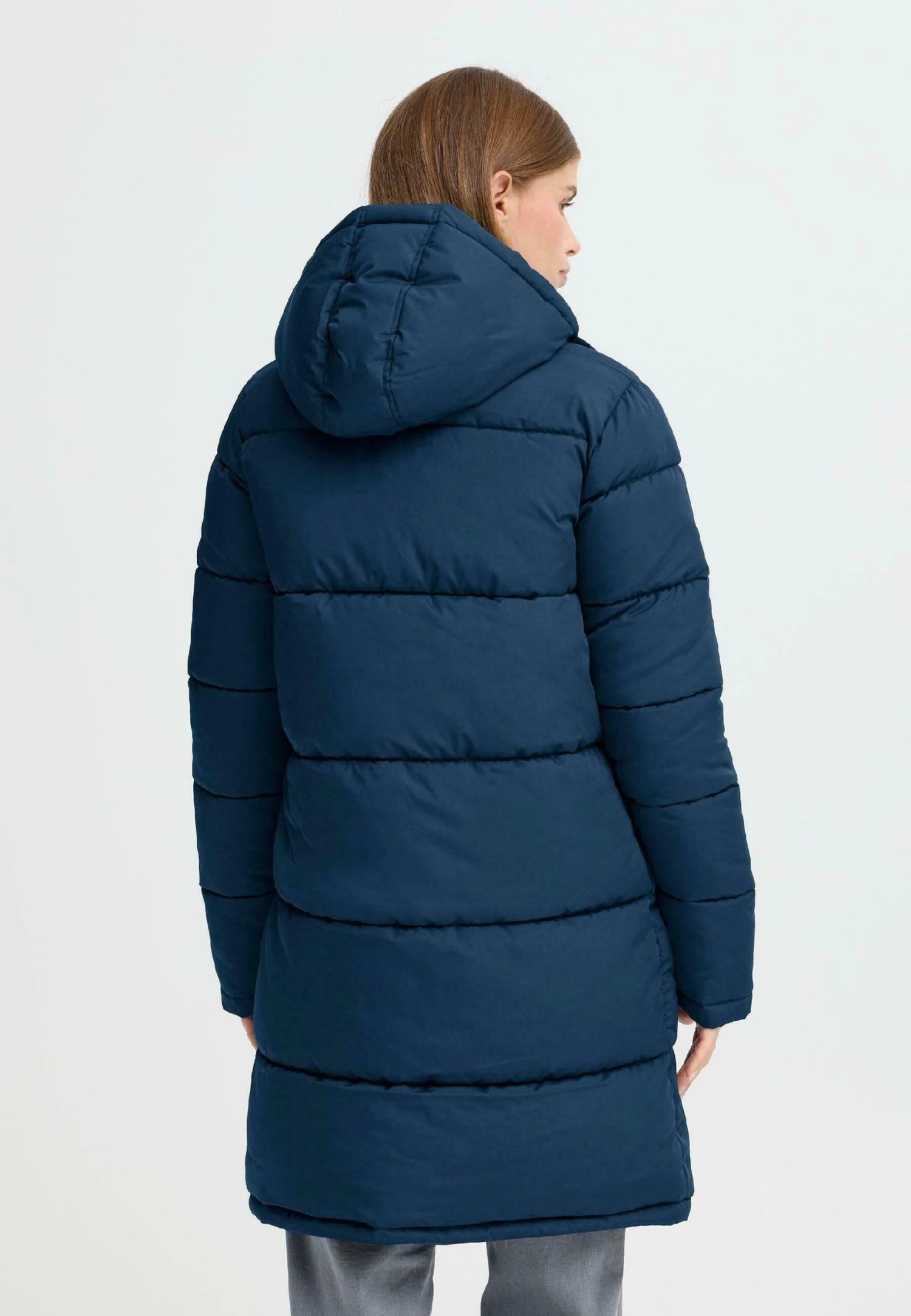 OXMO OX LONG - Winter Coat - Dress Blues 2 OXMO OX LONG - Winter Coat - Dress Blues - Image 2