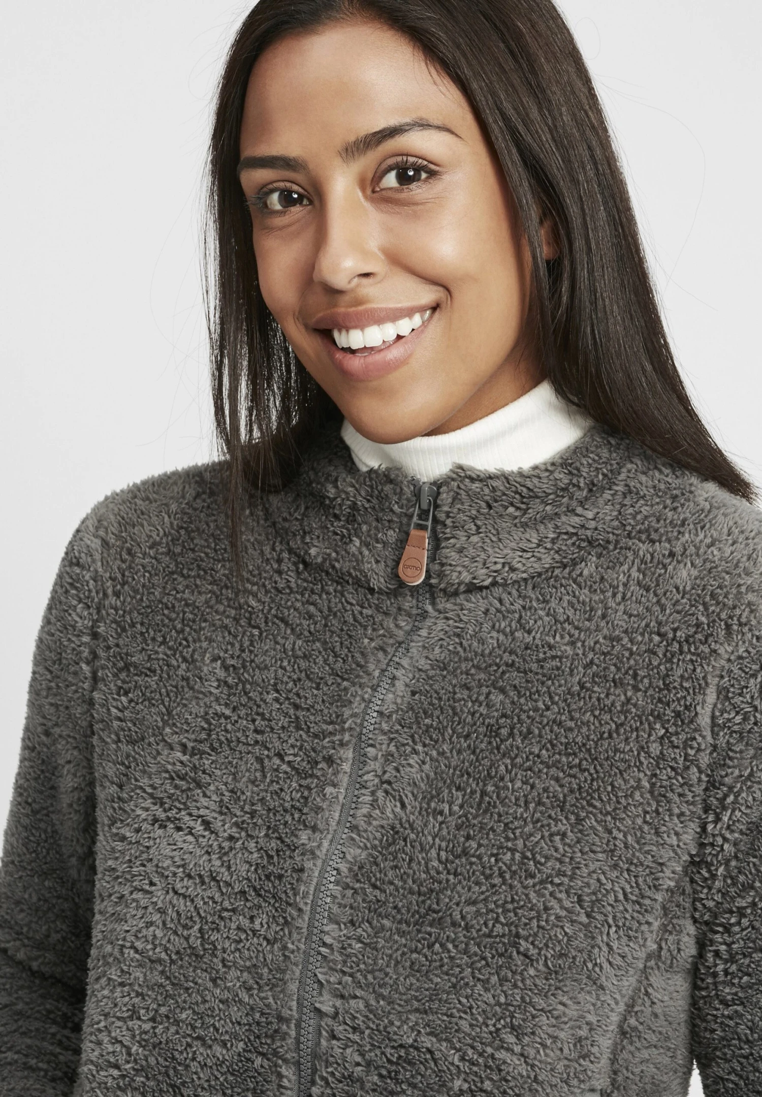 OXMO OXTELSA - Fleece Jacket - Castlerock 4 OXMO OXTELSA - Fleece Jacket - Castlerock - Image 4