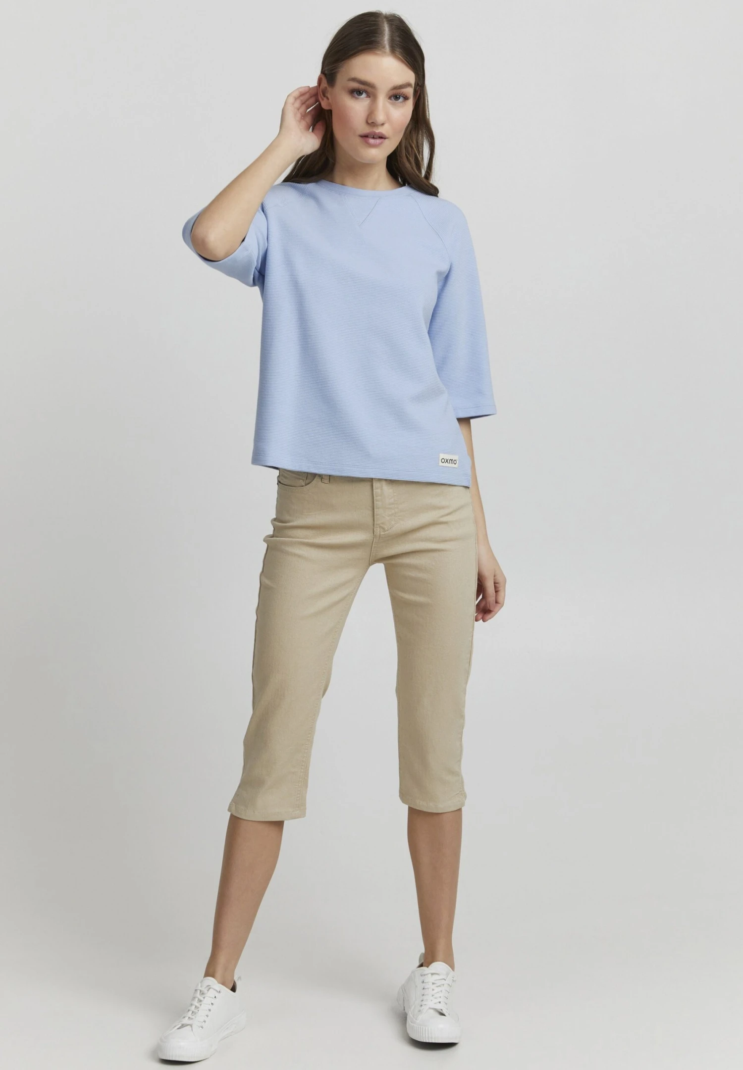 OXMO OXJONNE - Basic T-shirt - Kentucky Blue 2 OXMO OXJONNE - Basic T-shirt - Kentucky Blue - Image 2