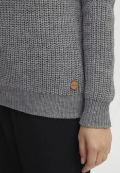 OXMO OXNancy - Jumper - Medium Grey Melange -OXMO Store 815ebaacca0f46969fd075f727b3cb01