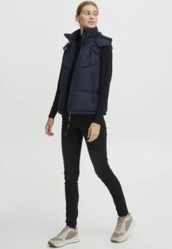 OXMO OXJULIETTE - Waistcoat - Insignia Blue 9 OXMO OXJULIETTE - Waistcoat - Insignia Blue -OXMO Store 825c91d37ebd4d95bd375bb4f9f2b246