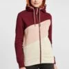 OXMO OXAGGI - Zip-up Sweatshirt - Wine Red