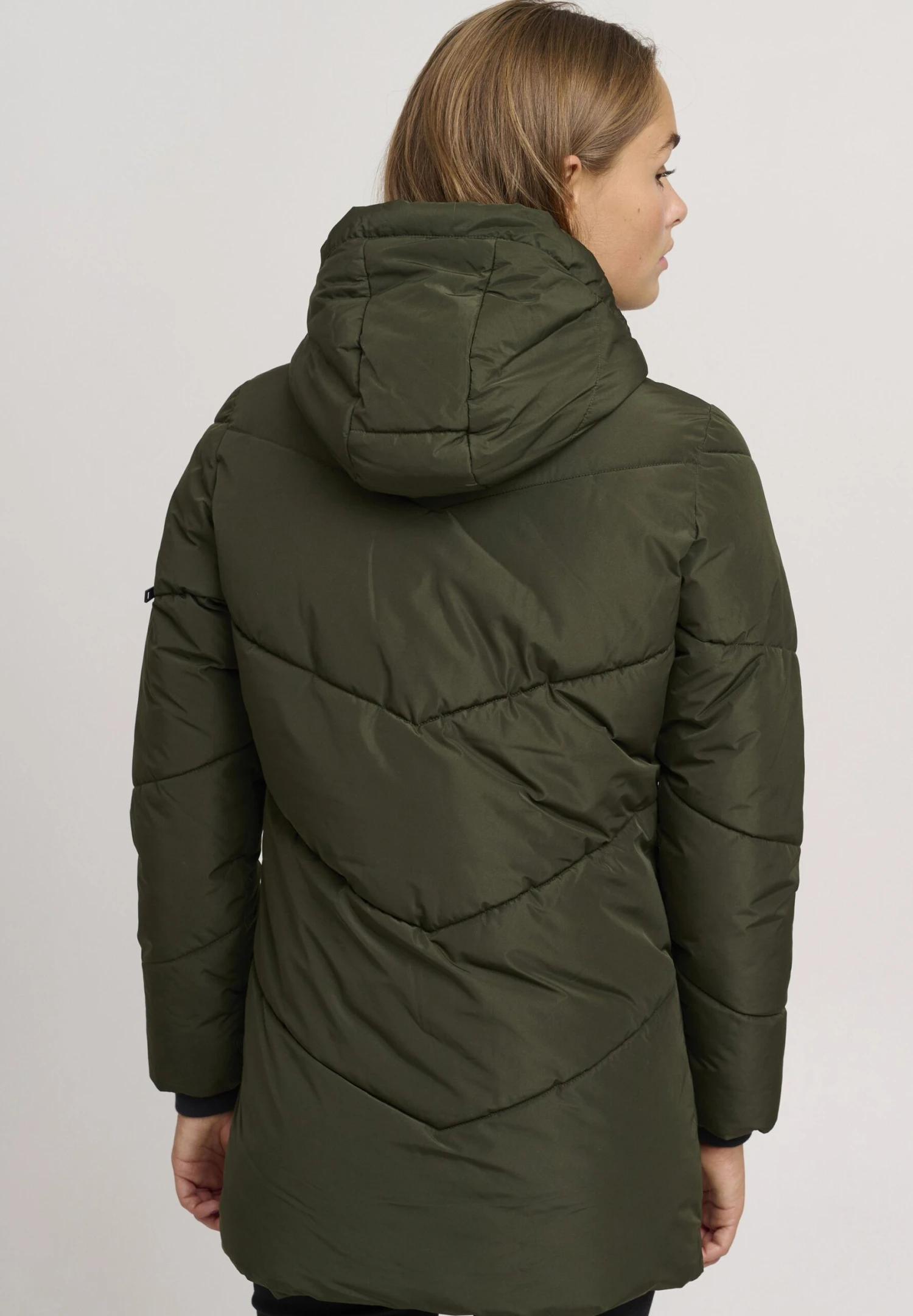 OXMO OXJunchen - Winter Coat - Grey Denim 5 OXMO OXJunchen - Winter Coat - Grey Denim - Image 5