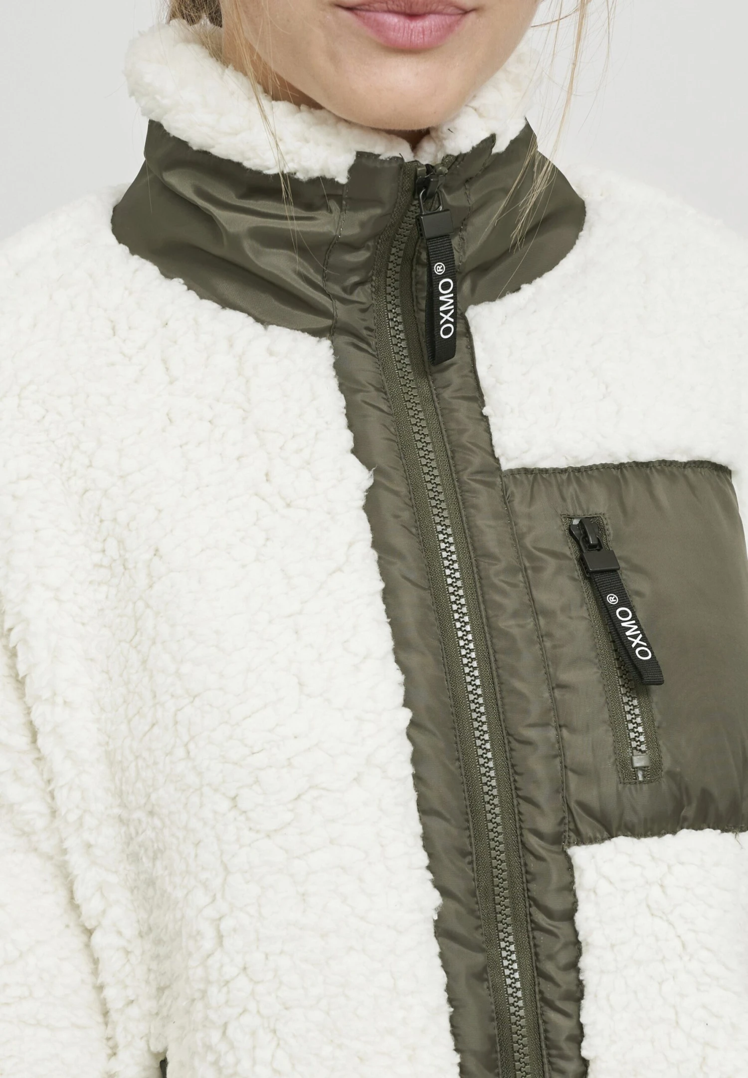 OXMO OXELLIN - Fleece Jacket - Cloud Dancer 4 OXMO OXELLIN - Fleece Jacket - Cloud Dancer - Image 4