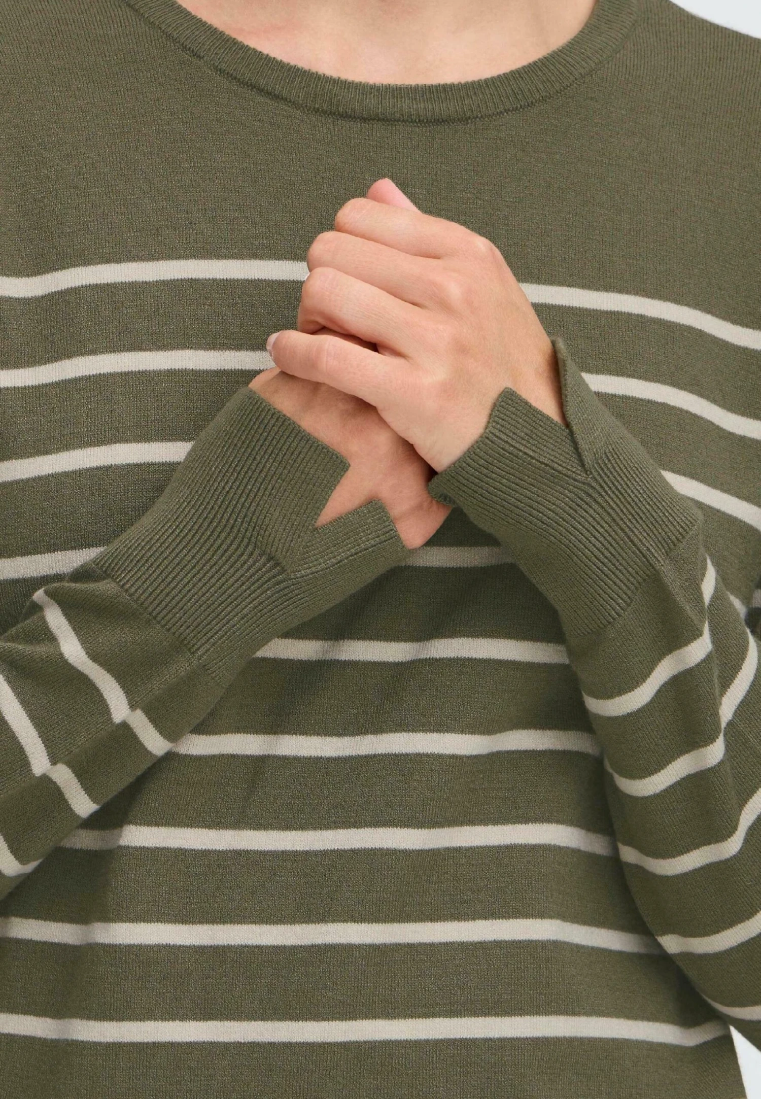 OXMO FRKEANA - Jumper - Dusty Olive Mix 4 OXMO FRKEANA - Jumper - Dusty Olive Mix - Image 4