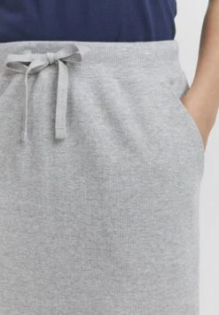 OXMO OXLOU - Pencil Skirt - Light Grey Melange -OXMO Store 85f36ff68adb4556b16586c7949a0a47