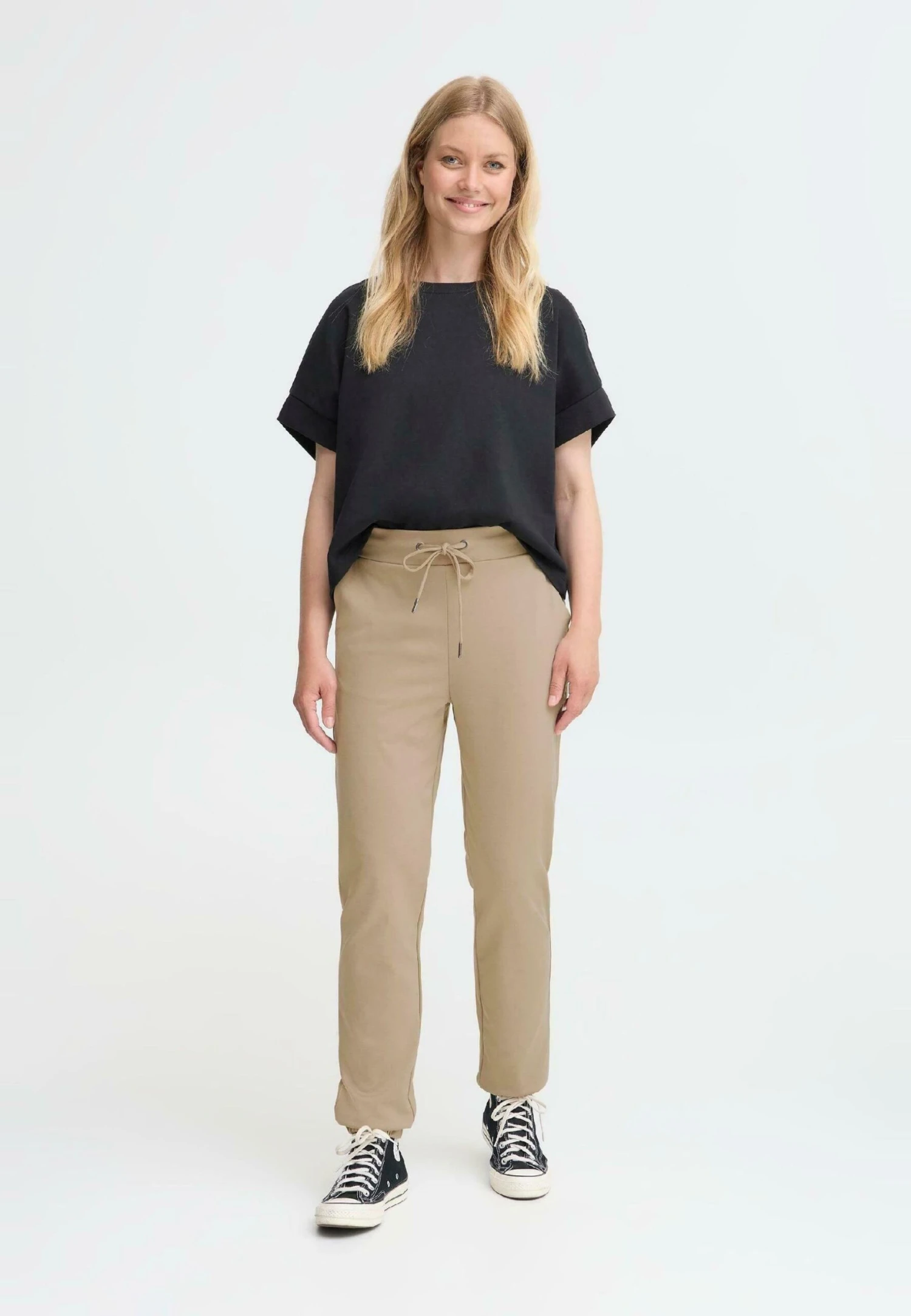 OXMO OXHENNA - Tracksuit Bottoms - Dune 2 OXMO OXHENNA - Tracksuit Bottoms - Dune - Image 2