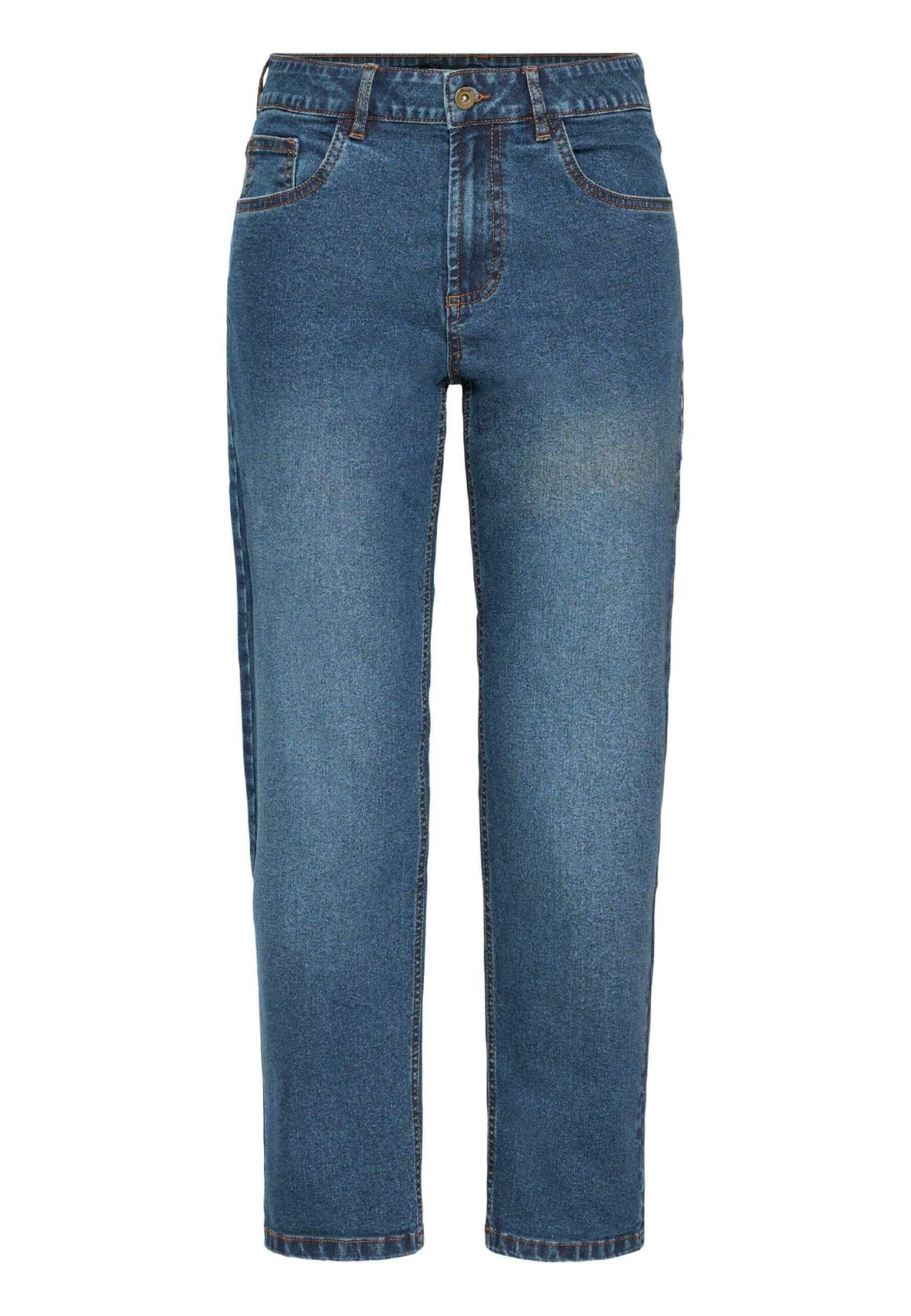 OXMO OXHELLE - Straight Leg Jeans - Mid Grey Denim 7 OXMO OXHELLE - Straight Leg Jeans - Mid Grey Denim - Image 7