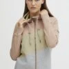 OXMO OXAGGI - Zip-up Sweatshirt - Mahogany Rose