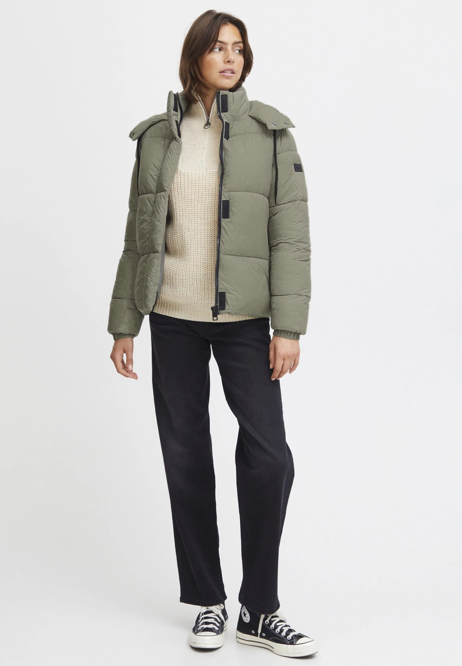 OXMO OXTAYLOR - Winter Jacket - Vetiver 2 OXMO OXTAYLOR - Winter Jacket - Vetiver - Image 2