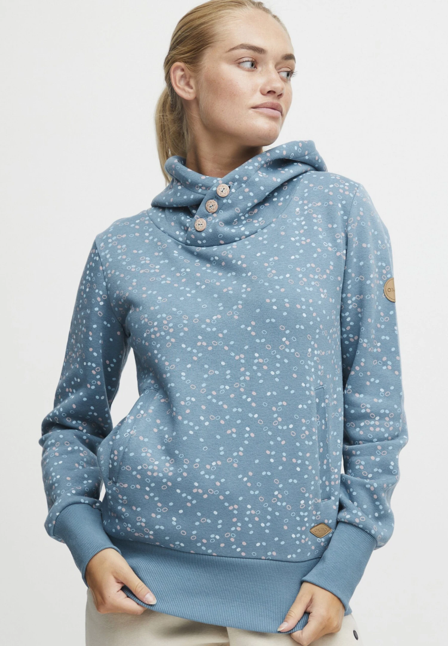 OXMO OX - Hoodie - Bluestone 1 OXMO OX - Hoodie - Bluestone
