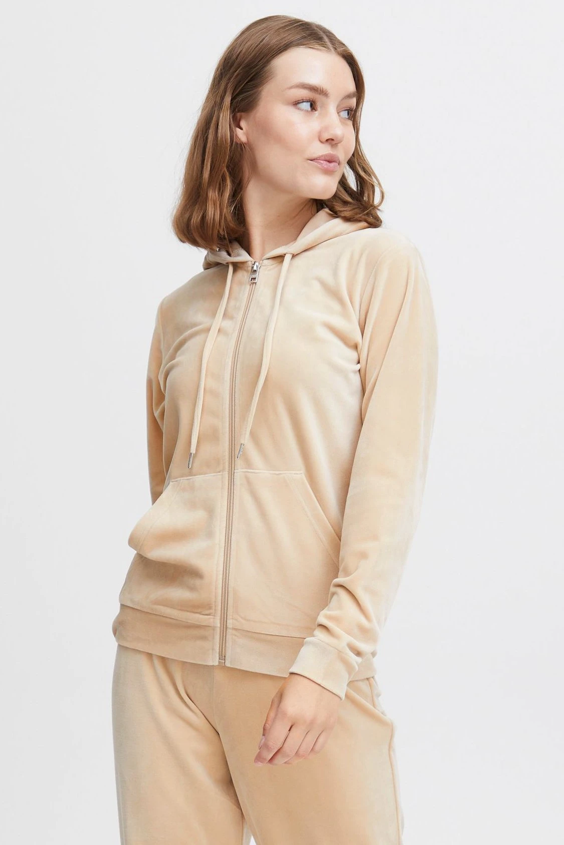 OXMO OXMITANNA - Training Jacket - Cement 2 OXMO OXMITANNA - Training Jacket - Cement - Image 2