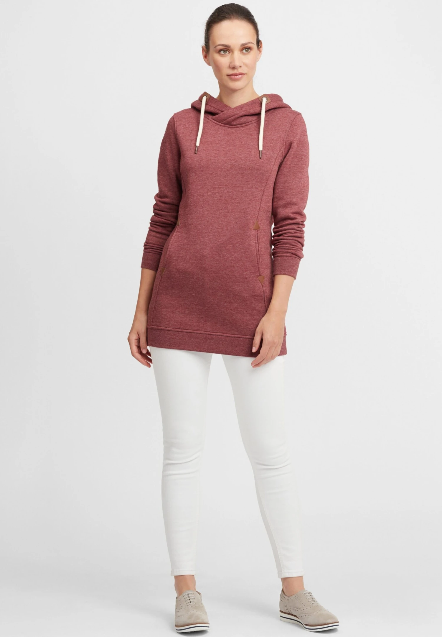 OXMO OXVicky - Hoodie - Wine R Mel 2 OXMO OXVicky - Hoodie - Wine R Mel - Image 2