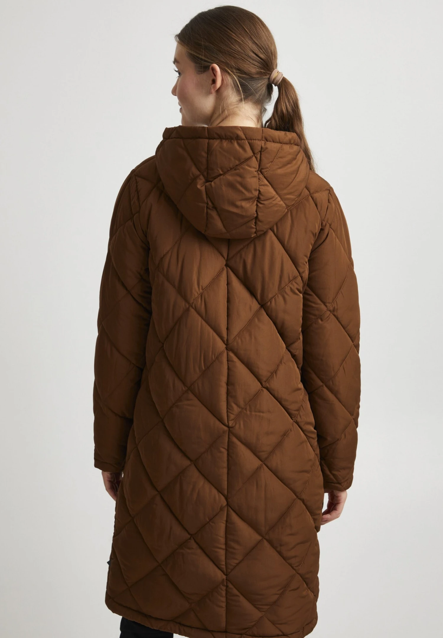 OXMO OXStanca - Winter Coat - Brown 3 OXMO OXStanca - Winter Coat - Brown - Image 3