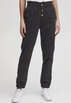 OXMO OXCOBIE REGULAR FIT - Trousers - Black