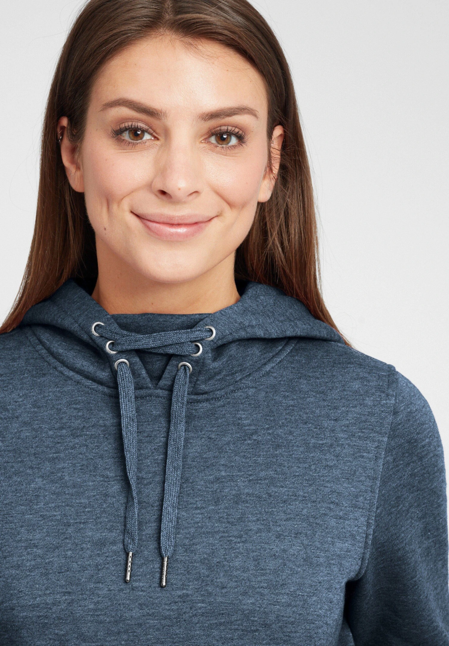 OXMO OXOwena - Hoodie - Insignia Blue Melange 4 OXMO OXOwena - Hoodie - Insignia Blue Melange - Image 4