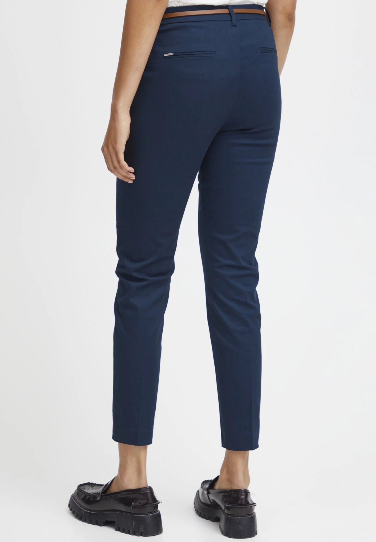 OXMO OXDAISY REGULAR FIT SLIM LEG - Trousers - Copenhagen Night 3 OXMO OXDAISY REGULAR FIT SLIM LEG - Trousers - Copenhagen Night - Image 3