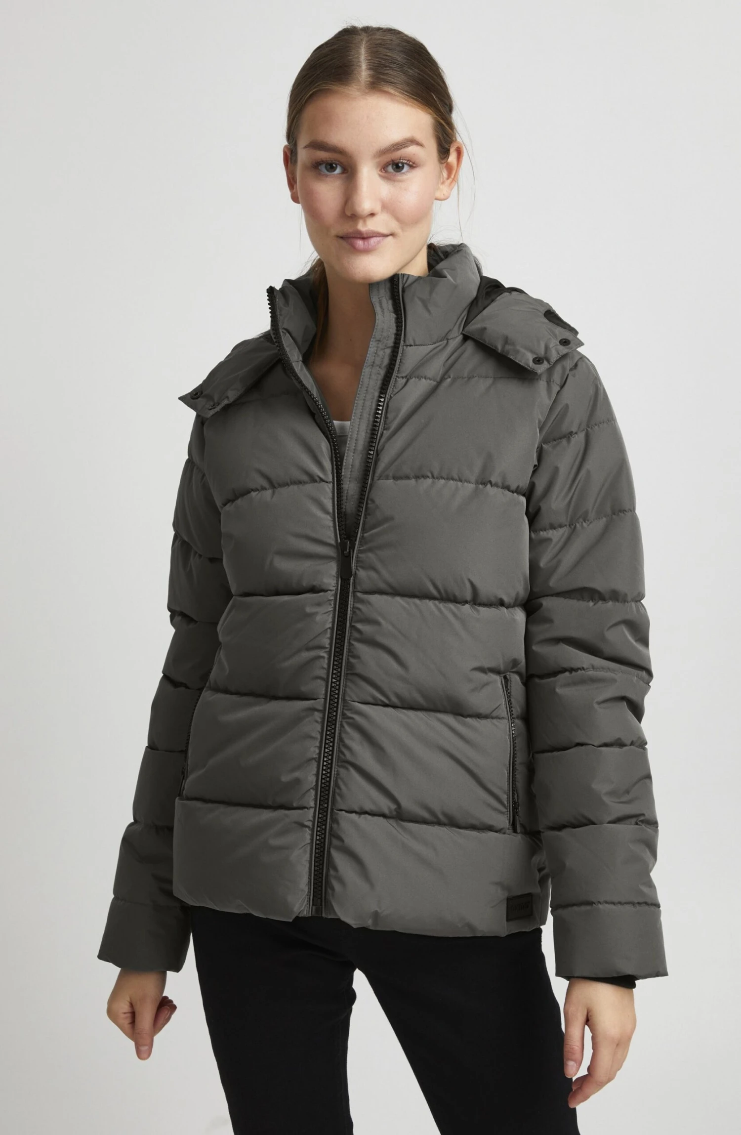 OXMO OXSOFINA - Winter Jacket - Pewter 1 OXMO OXSOFINA - Winter Jacket - Pewter