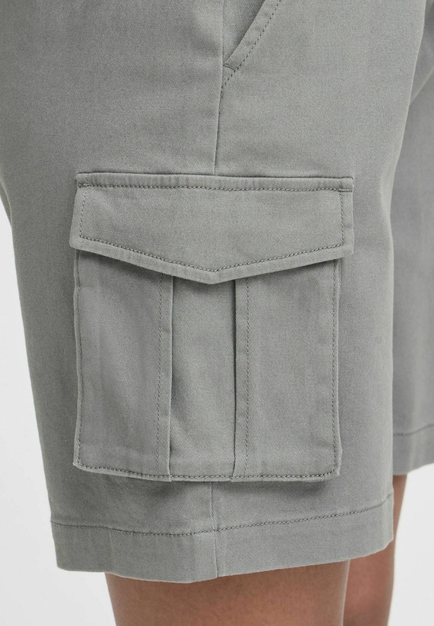 OXMO OXKVINNE REGULAR FIT - Shorts - Pewter 5 OXMO OXKVINNE REGULAR FIT - Shorts - Pewter - Image 5