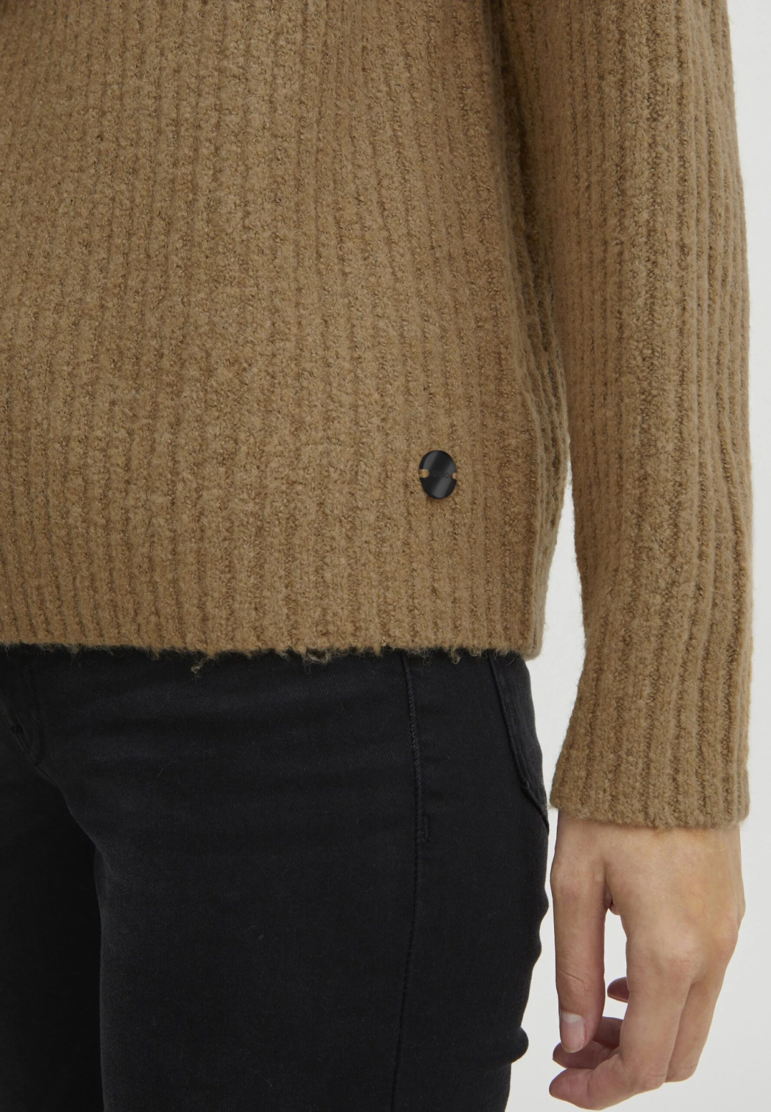 OXMO OXSaline - Jumper - Tannin Melange 5 OXMO OXSaline - Jumper - Tannin Melange - Image 5