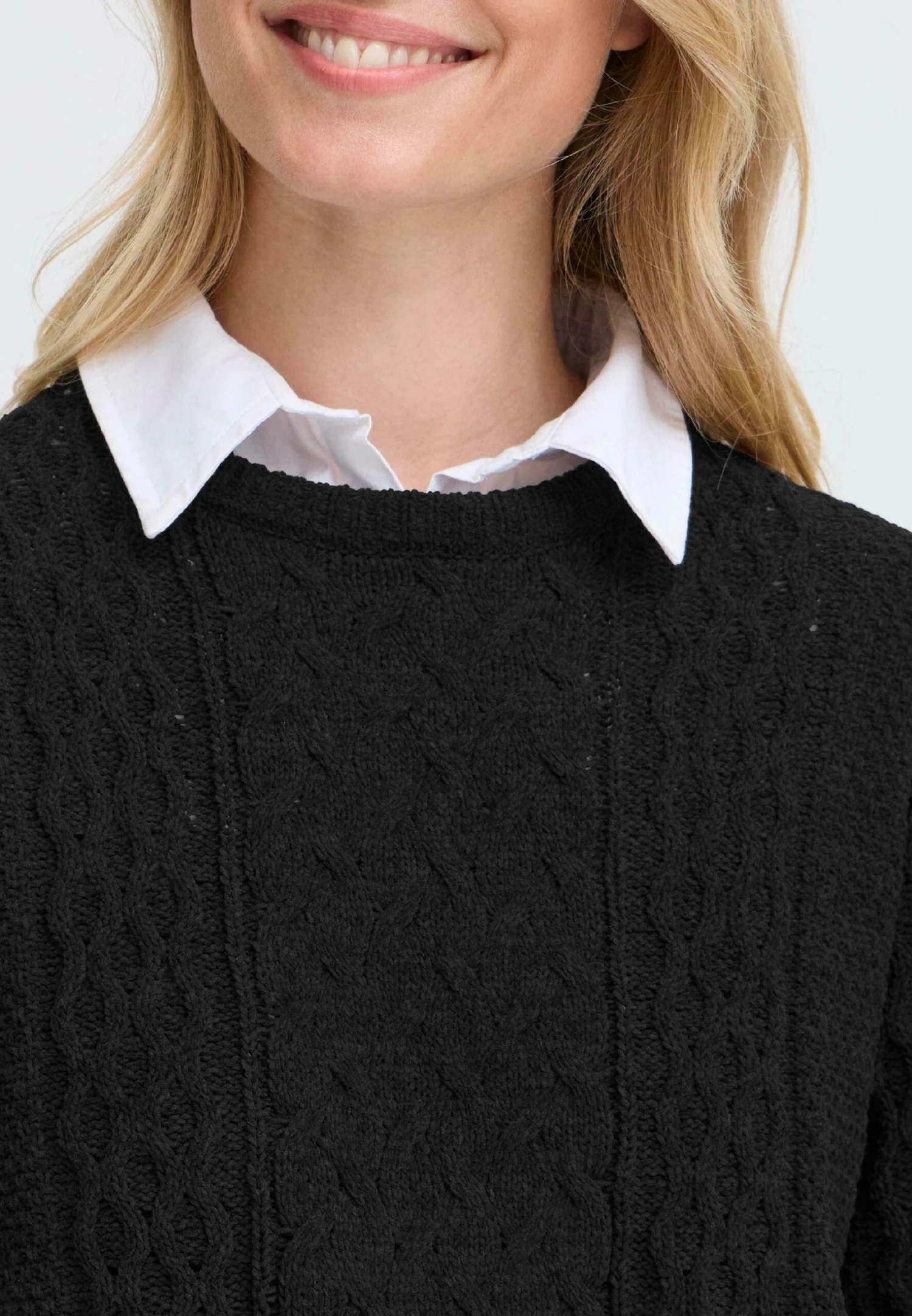 OXMO FRSANVI - Jumper - Black 4 OXMO FRSANVI - Jumper - Black - Image 4