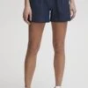 OXMO OXLILLITH REGULAR FIT - Denim Shorts - Dark Blue Denim