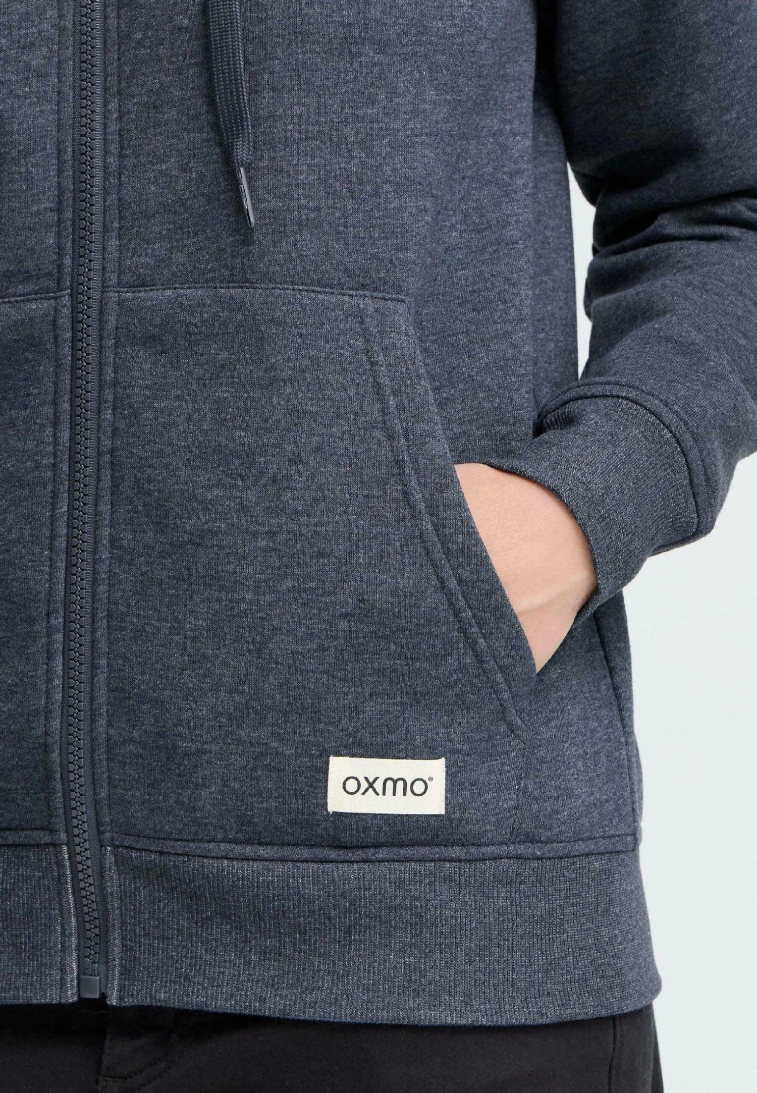 OXMO OXKAREN - Zip-up Sweatshirt - Total Eclipse Melange 5 OXMO OXKAREN - Zip-up Sweatshirt - Total Eclipse Melange - Image 5