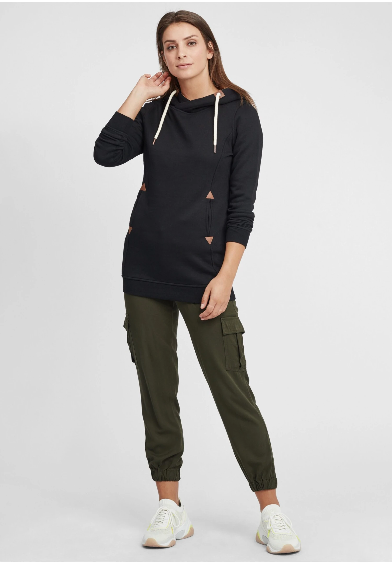 OXMO OXVicky - Hoodie - Black Pil 2 OXMO OXVicky - Hoodie - Black Pil - Image 2