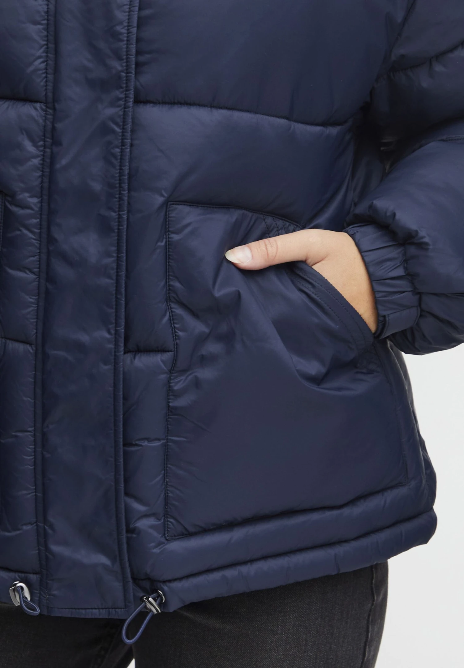 OXMO OXJoyce - Winter Jacket - Total Eclipse 5 OXMO OXJoyce - Winter Jacket - Total Eclipse - Image 5