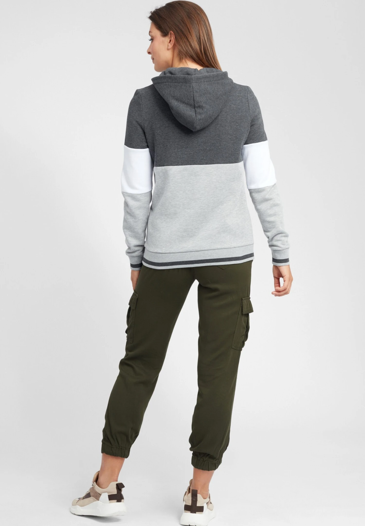 OXMO OXOmara - Hoodie - Dark Grey Melange 3 OXMO OXOmara - Hoodie - Dark Grey Melange - Image 3