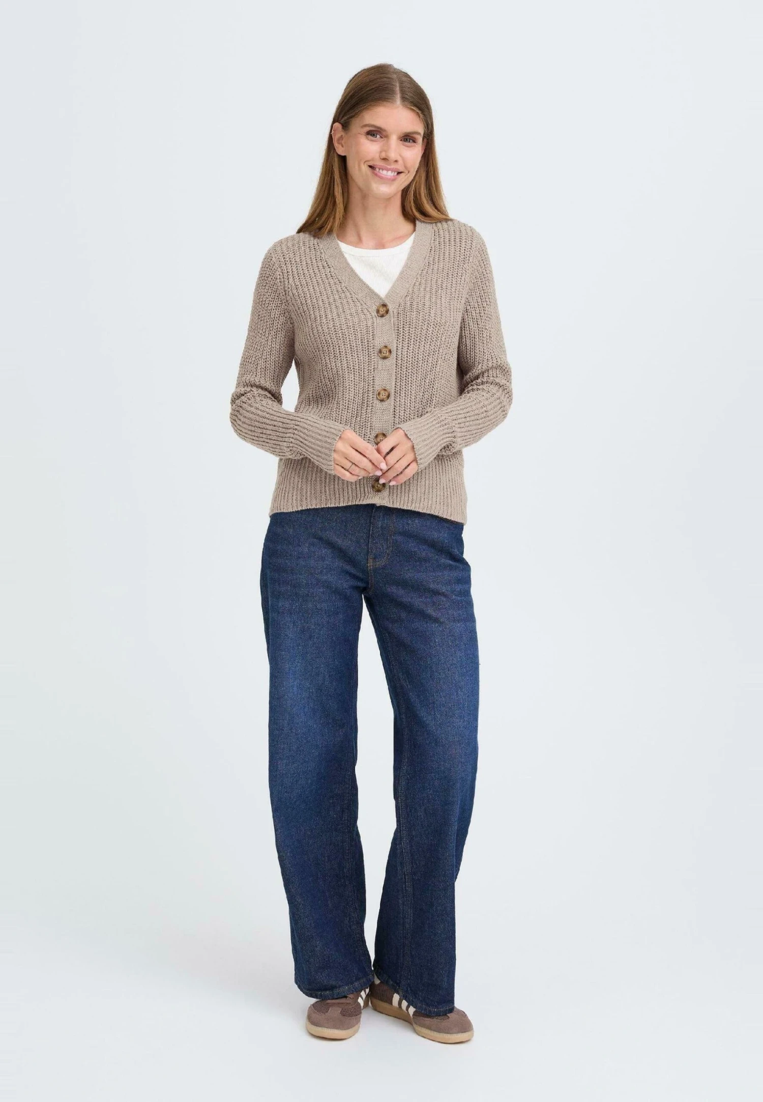 OXMO FRKANNA - Cardigan - Moon Rock 2 OXMO FRKANNA - Cardigan - Moon Rock - Image 2