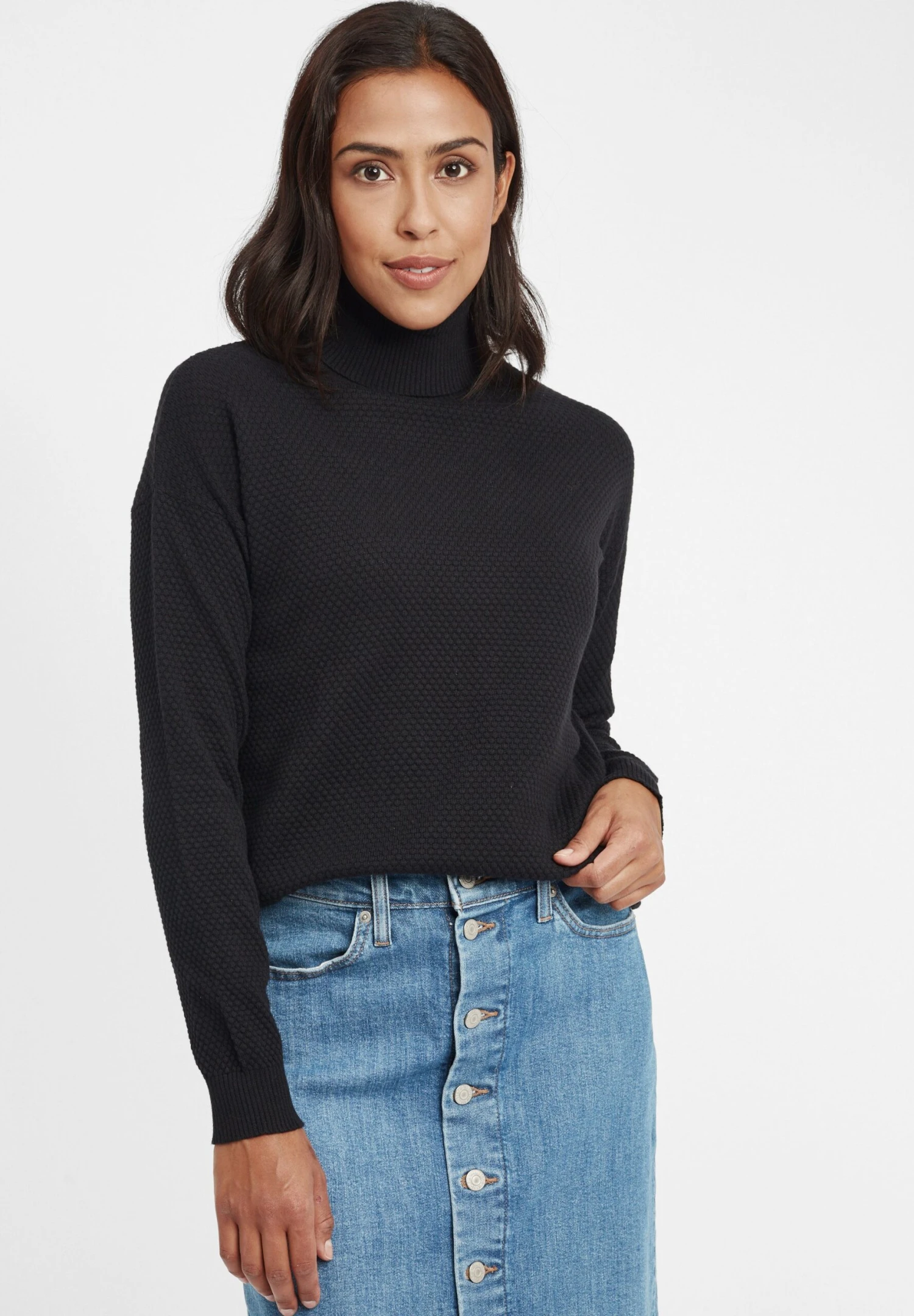 OXMO OXSINA - Jumper - Black 1 OXMO OXSINA - Jumper - Black
