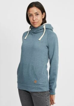 OXMO OXJulia - Hoodie - Ensign Blue Teddy