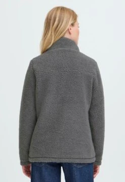 OXMO OXABBY TEDDY - Fleece Jacket - Iron Gate -OXMO Store 8dd6e2e64faf47dc9145fc1d81a9084d