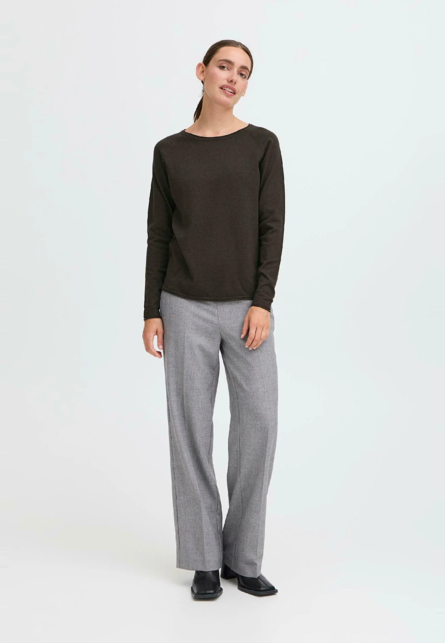 OXMO FRKEANA - Jumper - Chocolate Torte 2 OXMO FRKEANA - Jumper - Chocolate Torte - Image 2