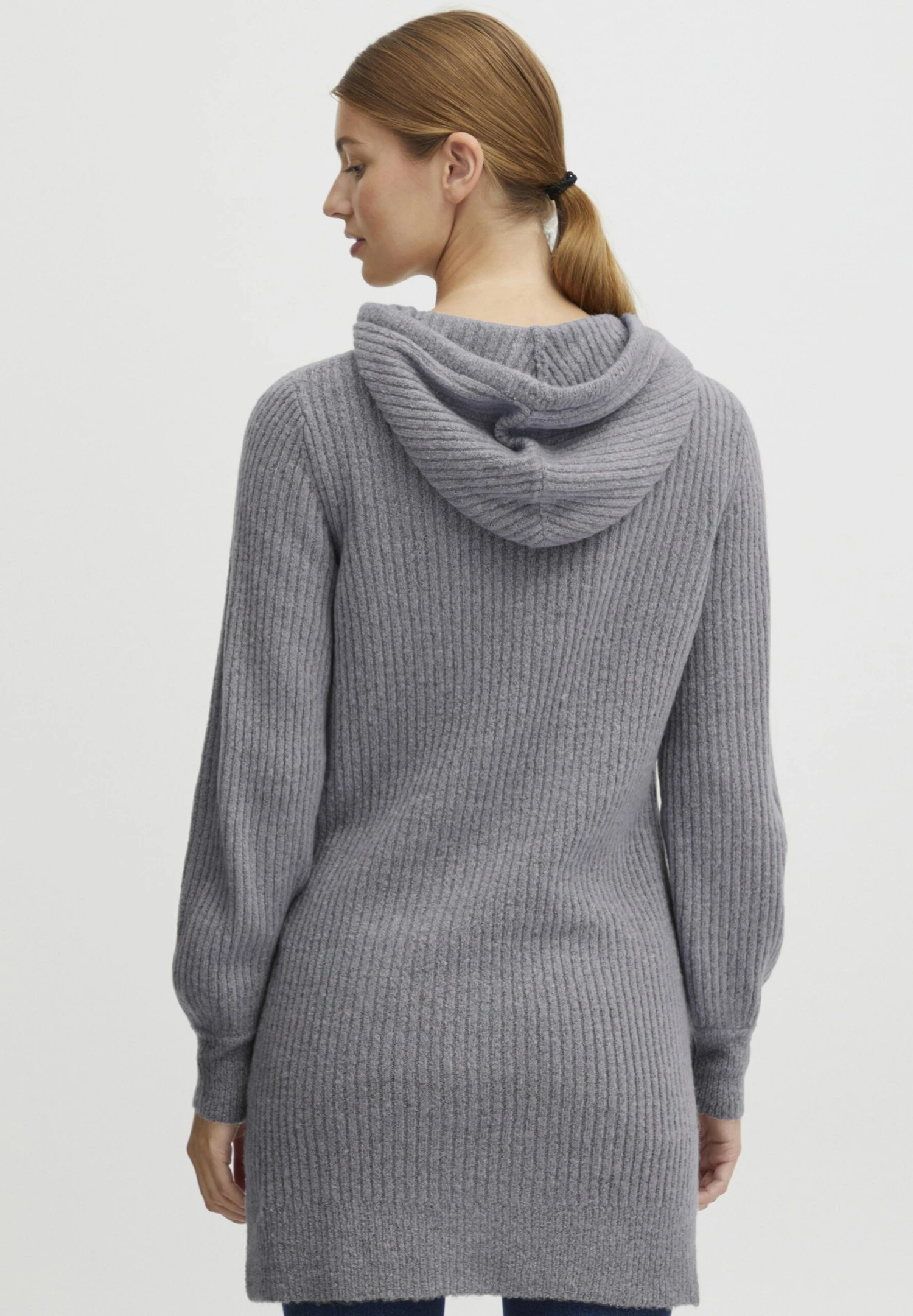 OXMO OXNORMA - Hoodie - Mid Grey Melange 3 OXMO OXNORMA - Hoodie - Mid Grey Melange - Image 3