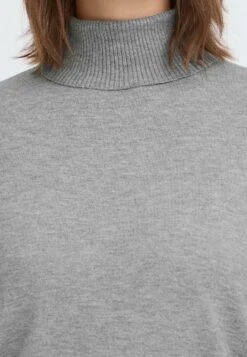 OXMO BMMNORA ROLLNECK - Jumper - Mid Grey Melange -OXMO Store 8eeebc022c9f4b2ea254e7b2b87e4de4