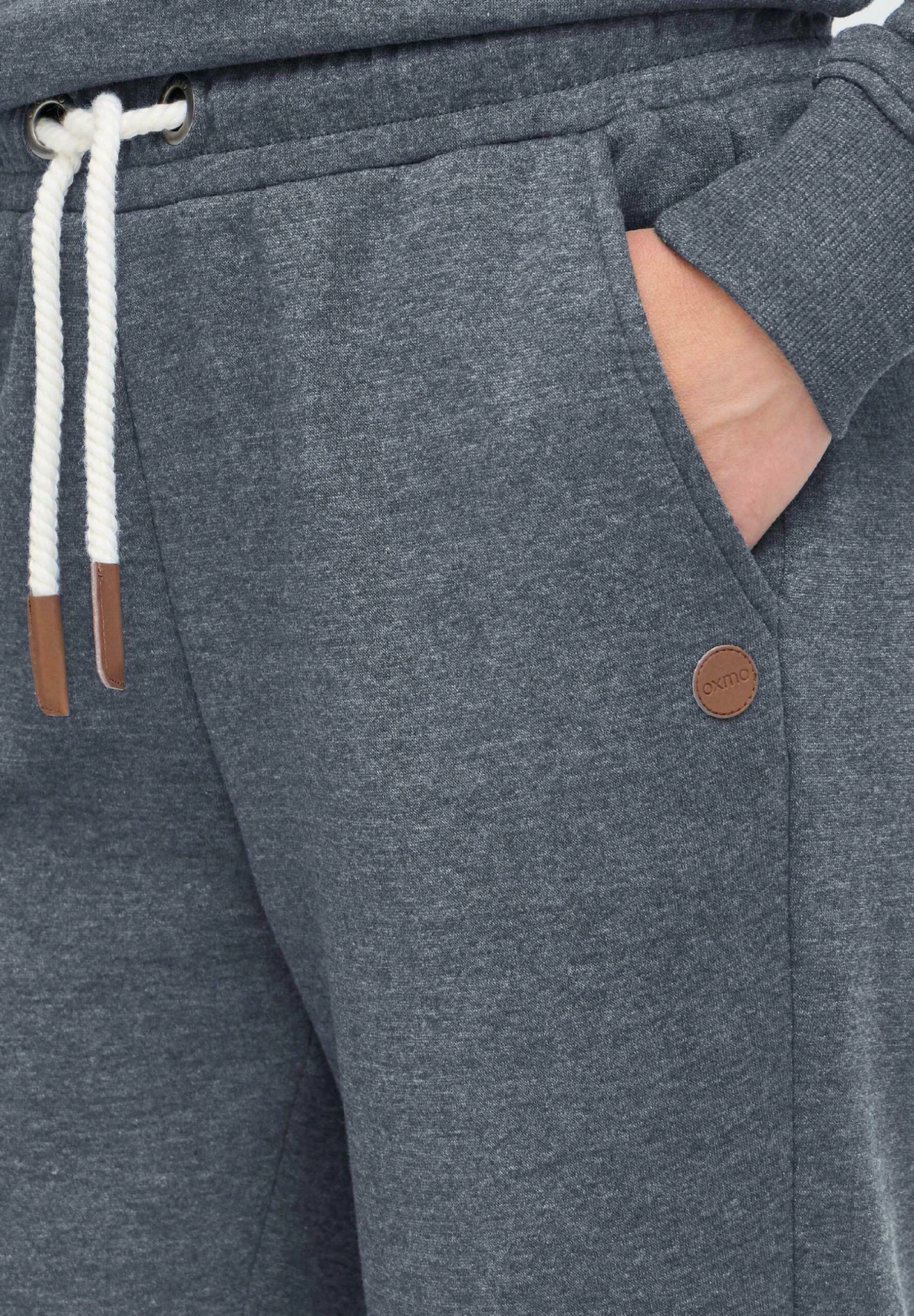 OXMO OXMILLE - Tracksuit Bottoms - Total Eclipse Melange 4 OXMO OXMILLE - Tracksuit Bottoms - Total Eclipse Melange - Image 4