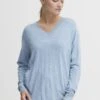 OXMO OXHelle - Jumper - Blue Bell Melange